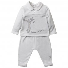 V21292: Baby Unisex Guess How Much I Love You Top & Trouser Outfit (0-9 Months)